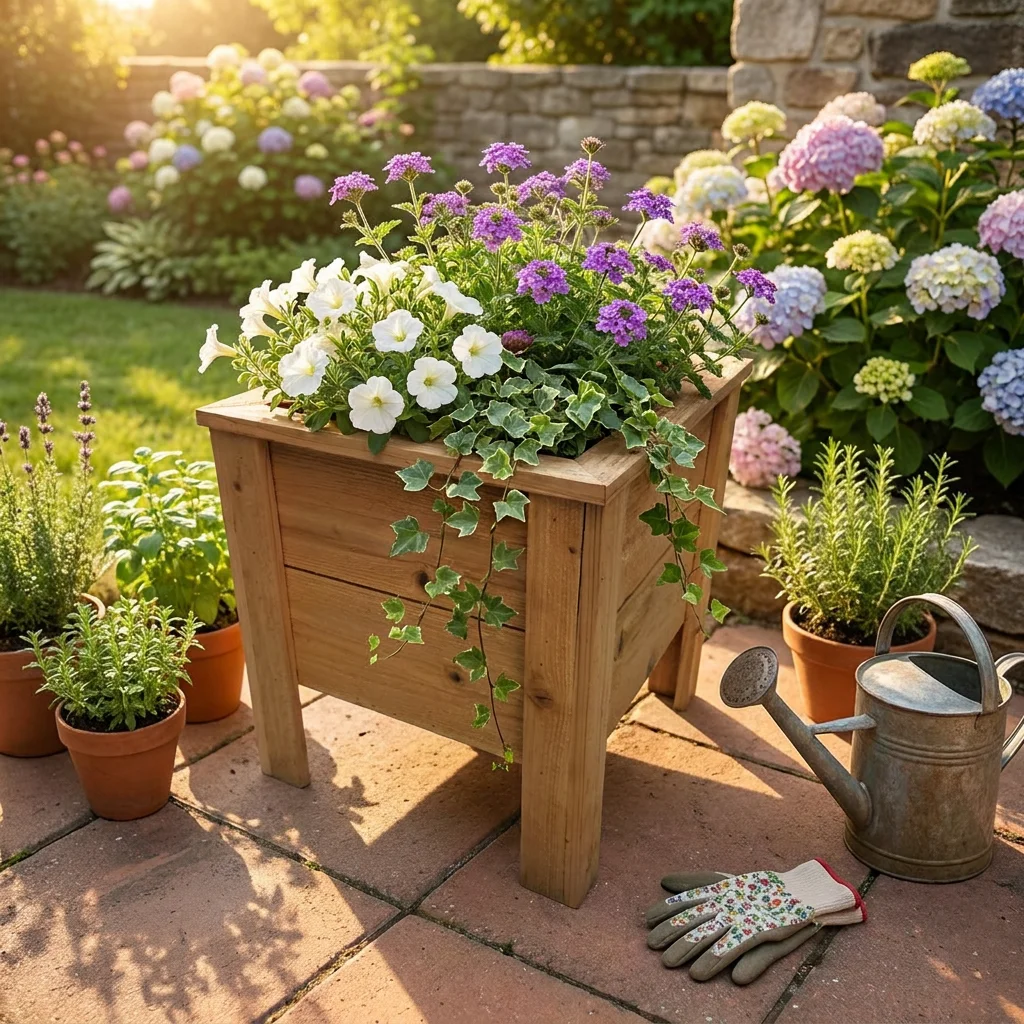 3-Picket Planter Box